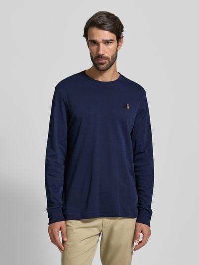 Polo Ralph Lauren Shirt met lange mouwen en ribboorden Marineblauw - 4