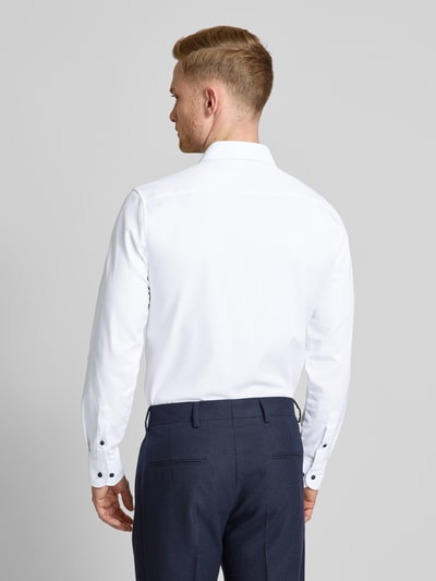 Eterna Slim Fit Business-Hemd mit Kentkragen Weiss 5