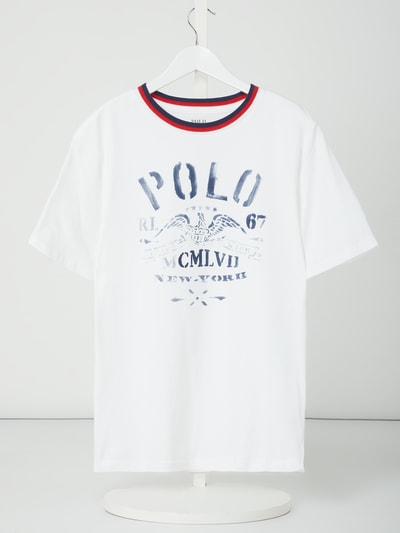 Polo Ralph Lauren Teens T-shirt met logoprint  Wit - 1