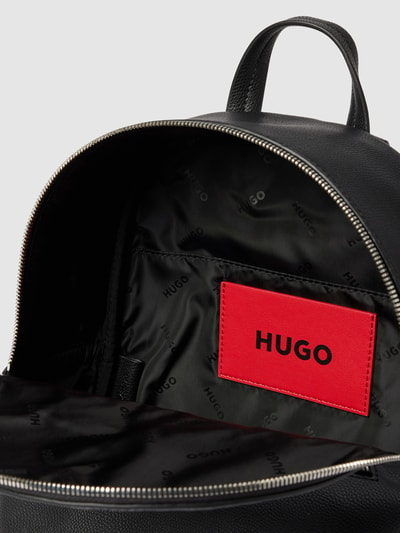 HUGO Rucksack mit Label-Applikation Modell 'CHRIS' Black 5