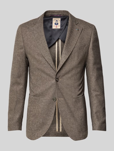 CG - Club of Gents 2-knoops colbert met reverskraag, model 'Conley' Lichtbruin - 2