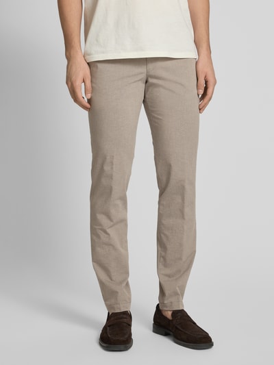 Hiltl Anzughose mit Paspeltaschen Modell 'Tarent' Taupe 4