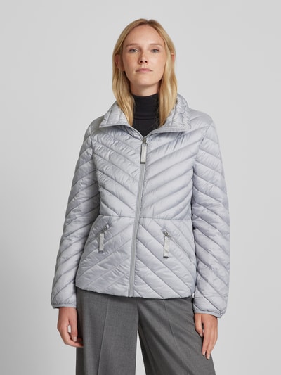 Christian Berg Woman Selection Steppjacke mit Stehkragen Silber 4