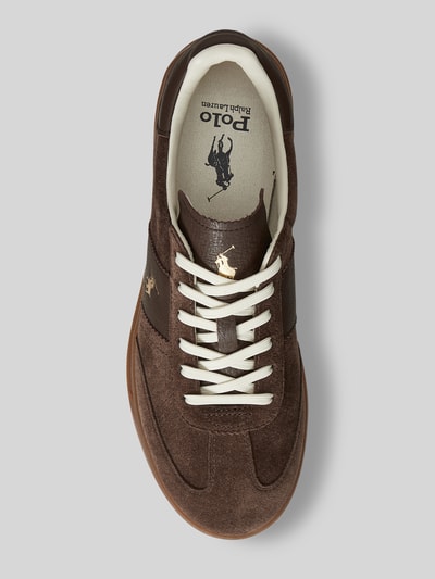 Polo Ralph Lauren Sneakers van echt suède Middenbruin - 4