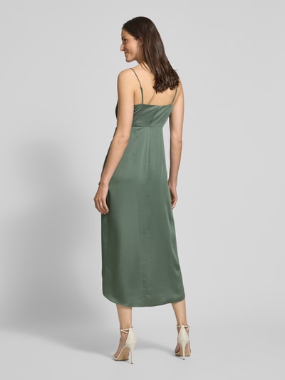 Jake*s Cocktail Cocktailkleid mit Knoten-Detail Schilf Melange 5