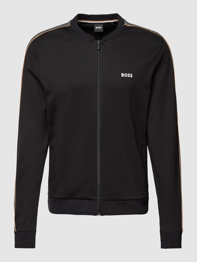 BOSS Sweatjacke mit Label-Stitching Black 2