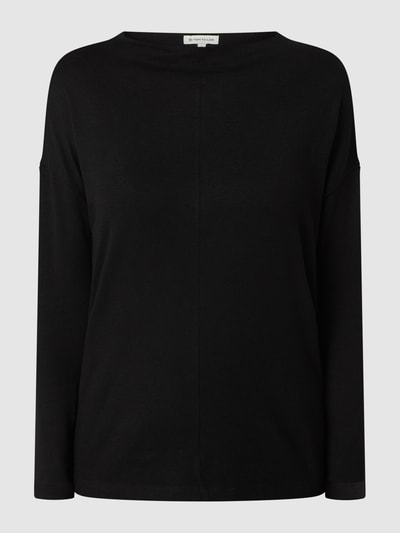 Tom Tailor Shirt mit überschnittenen Schultern  Black 2