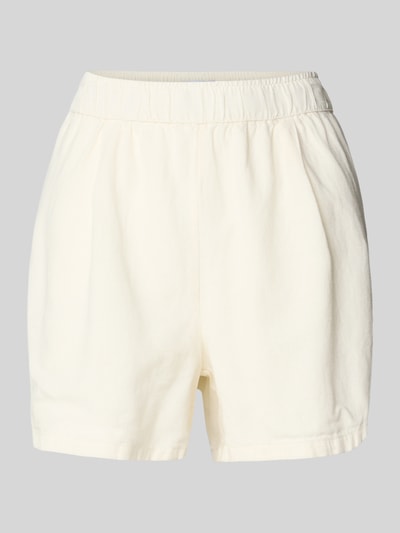 Review Relaxed Fit Shorts mit Leinen-Anteil Offwhite 2