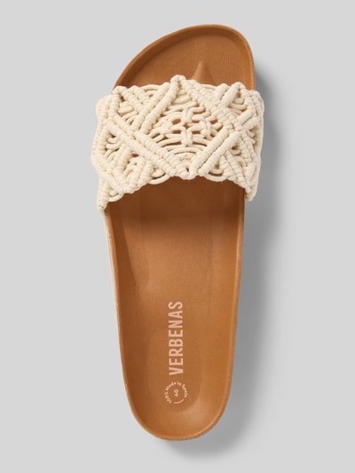 Verbenas Sandalen in comfortmodel, model 'RAGA KNOTS' Ecru - 3