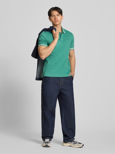 Tommy Jeans Regular Fit Poloshirt aus reiner Baumwolle Lind 1