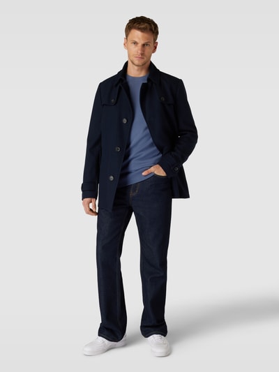 Tommy Hilfiger Strickpullover in melierter Optik Jeansblau 1