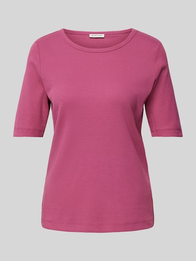 Tom Tailor Regular Fit 1/2 Arm T-Shirt mit Rundhalsausschnitt
 Pink 1