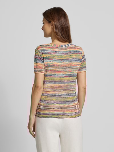 Christian Berg Woman Strickshirt aus Viskose-Mix mit Knopfleiste Smaragd 5