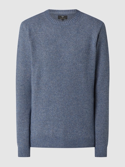 Fynch-Hatton Pullover met wolgehalte  Marineblauw - 2