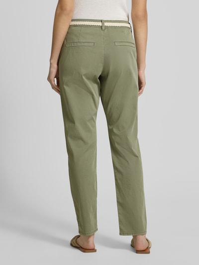 s.Oliver RED LABEL Regular Fit Chino aus Baumwoll-Mix Khaki 5