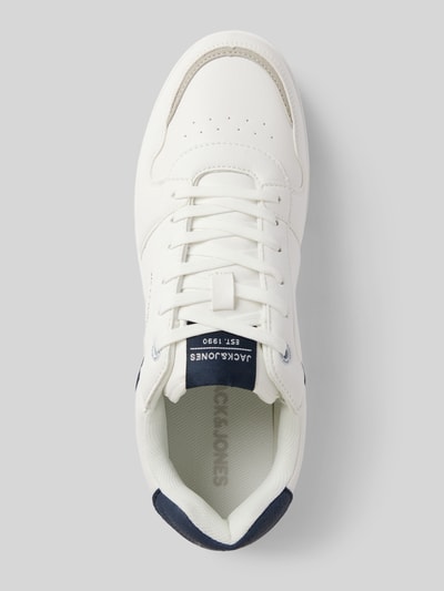 Jack & Jones Sneakers met labelpatch en -print, model 'WEALING' Wit - 3