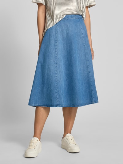 Tommy Hilfiger A-Linien Jeansrock aus reiner Baumwolle Jeansblau 4