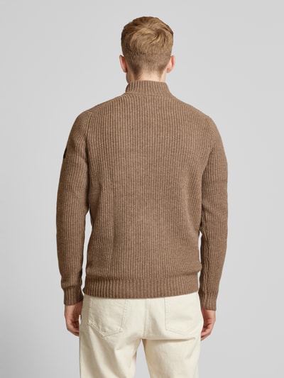 ECOALF Strickpullover mit Stehkragen Modell 'DRAGOALF' Camel 5