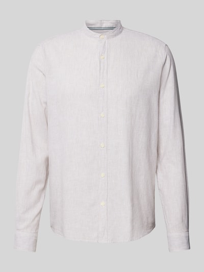 s.Oliver RED LABEL Regular Fit Freizeithemd mit fein strukturiertem Muster Sand 2