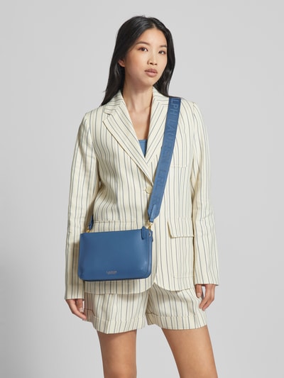 Lauren Ralph Lauren Handtasche aus Leder in unifarbenem Design Modell 'LANDYN' Bleu 1