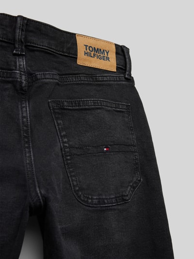 Tommy Hilfiger Teens Straight Fit Jeans im 5-Pocket-Design Black 2