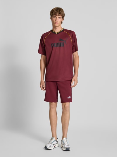 PUMA PERFORMANCE Sweatshorts met elastische band Bordeaux - 1