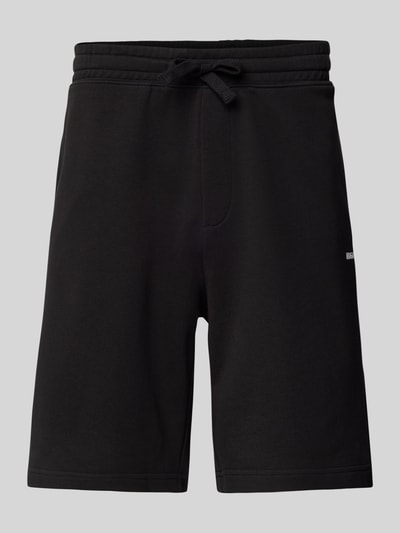 HUGO Sweatshorts mit Label-Print Modell 'Nomario' Black 2