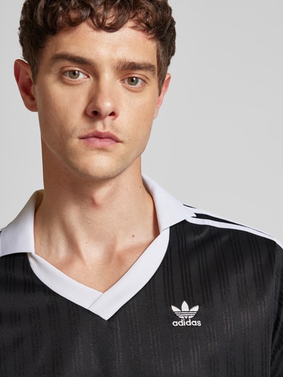 adidas Originals Shirt met lange mouwen en labelstitching Zwart - 3