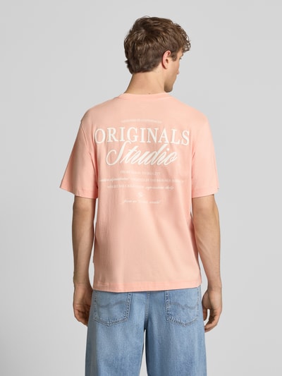 JACK & JONES T-Shirt mit Statement-Print Modell 'NORREBRO' Apricot 5