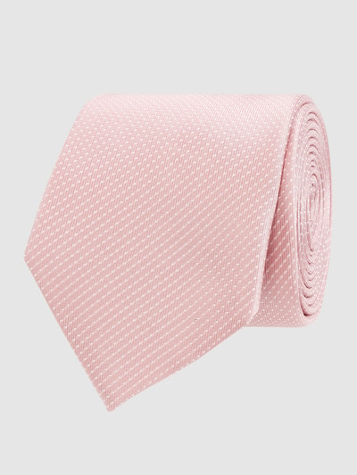 Christian Berg Men Seidenkrawatte mit Polka Dots Rose 1