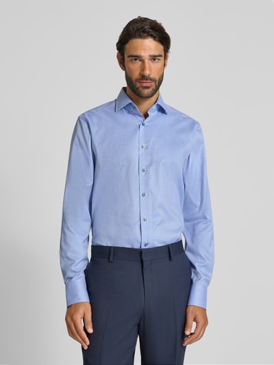 OLYMP SIGNATURE SLIM FIT Slim Fit Businesshemd mit Kentkragen Modell 'Savio' Bleu 4