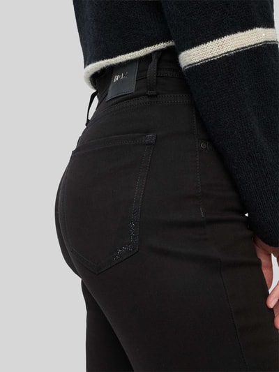 Brax Body Fit Gerade Hose aus Lyocell-Mix mit Modal-Baumwoll-Anteil Modell 'CAROLA' Black 3