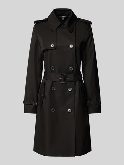 Lauren Ralph Lauren Trenchcoat mit Taillengürtel Black 1