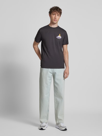 Dedicated T-Shirt mit Rundhalsausschnitt Modell 'Gelato Life' Anthrazit 1