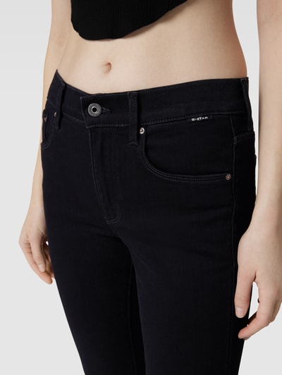 G-Star Raw Skinny fit jeans met labelpatch Zwart - 3