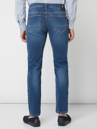 Pierre Cardin Stone-washed straight fit jeans Jeansblauw - 5