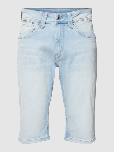 Pepe Jeans Szorty jeansowe z 5 kieszeniami model ‘CASH’ Jeansowy niebieski 2