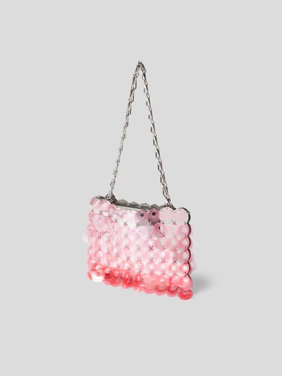 Rabanne Handtasche mit transparenten Elementen Pink 6