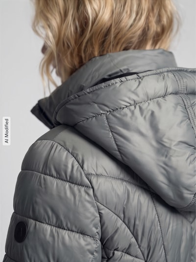 Gil Bret Regular Fit Steppjacke mit abnehmbarer Kapuze Petrol 3