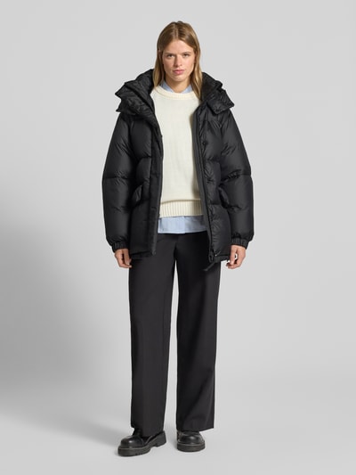 Marc O'Polo Denim Oversized Daunenjacke mit abnehmbarer Kapuze Black 1