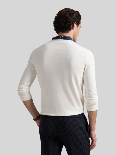 Polo Ralph Lauren Slim Fit Pullover aus reiner Baumwolle Weiss 5
