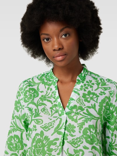 Montego Blouse met tuniekkraag Groen - 3