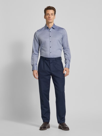 OLYMP Level Five Slim Fit Business-Hemd mit Kentkragen Marine 1