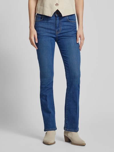 Weekend Max Mara Bootcut jeans in 5-pocketmodel, model 'RAPALLO' Jeansblauw - 4