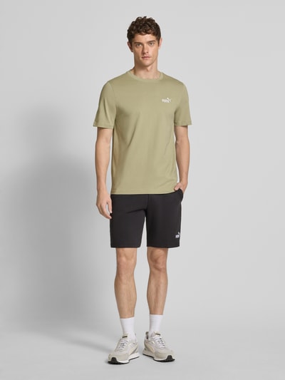 PUMA PERFORMANCE T-shirt met labelstitching Lichtgroen - 1
