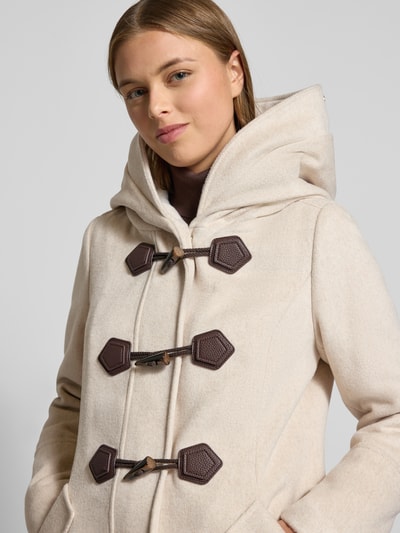 s.Oliver RED LABEL Slim Fit Dufflecoat mit Woll-Anteil  Beige Melange 3