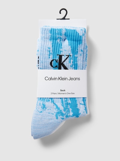 Calvin Klein Jeans Socken mit Label-Detail im 2er-Pack Aqua 3