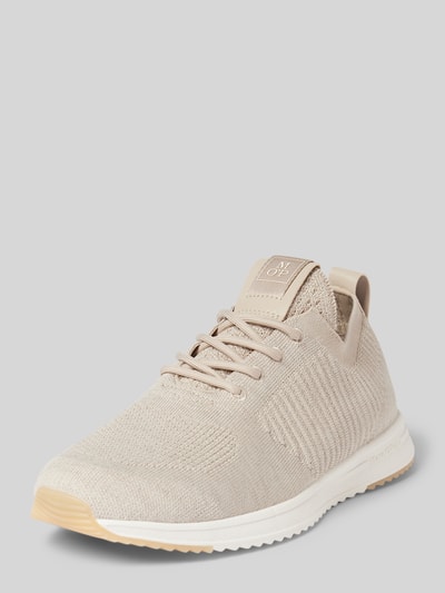 Marc O'Polo Low Top Sneaker mit Stretch-Bündchen Sand 1