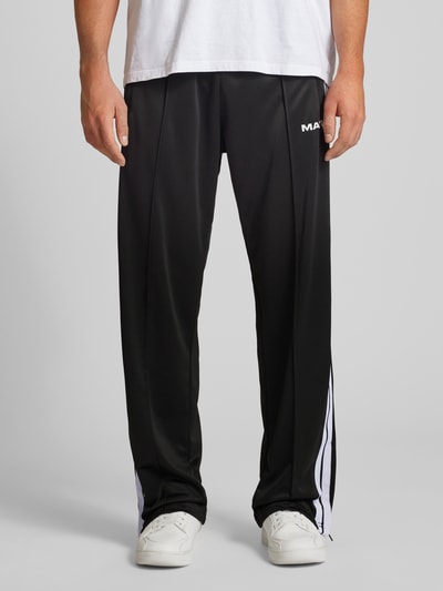 Review X MATW REVIEW X MATW - Regular Fit Trackpants mit Label-Print Black 4