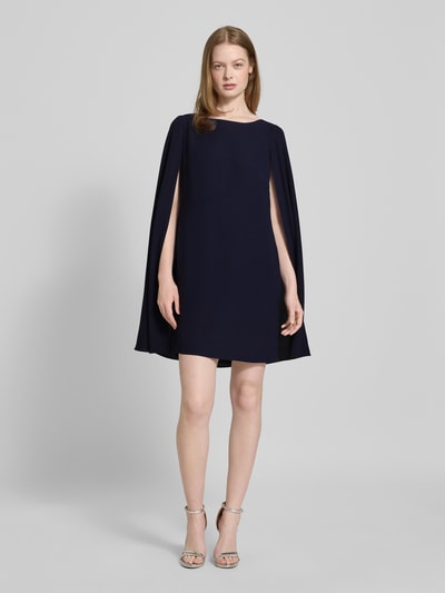 Lauren Ralph Lauren Cocktailkleid mit Rundhalsausschnitt Modell 'PETRA' Marine 1